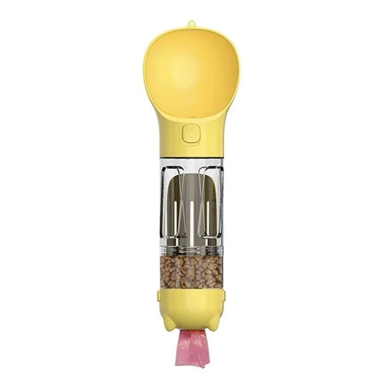 Super Garrafa Portátil para Pets 4 em 1