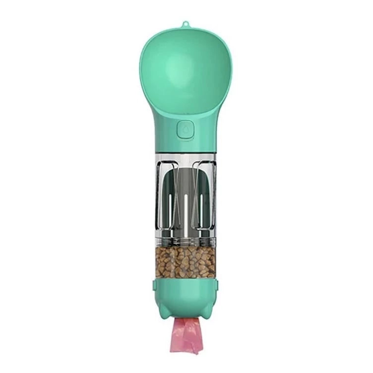 Super Garrafa Portátil para Pets 4 em 1