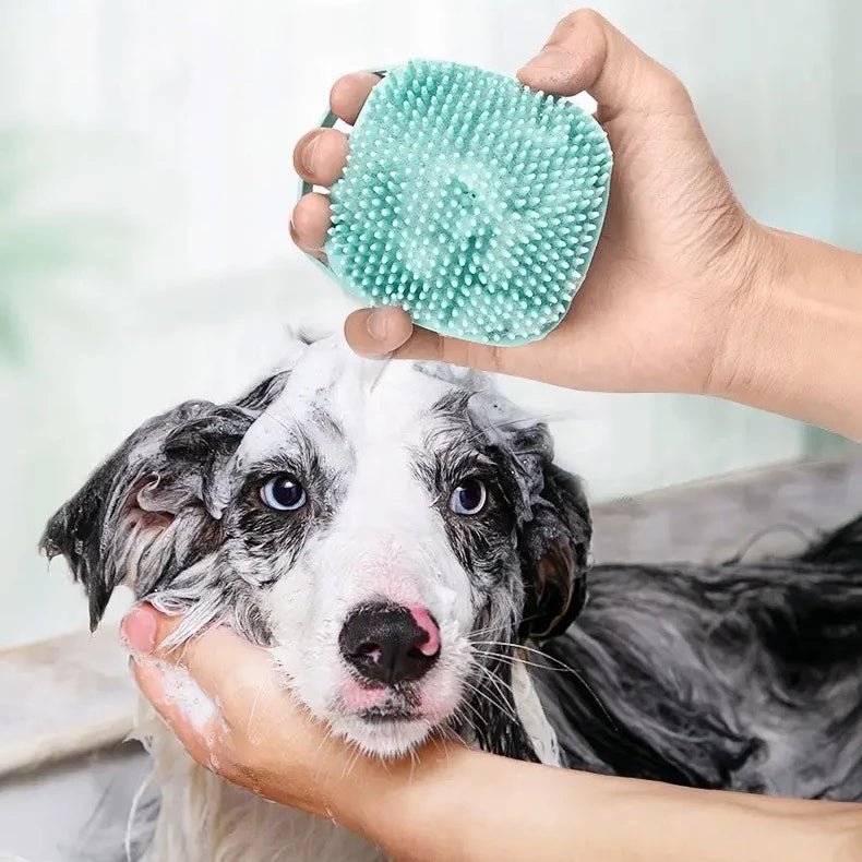 Escova de Banho Pet Soft Rub® - 3 em 1 | Box com 2 unidades